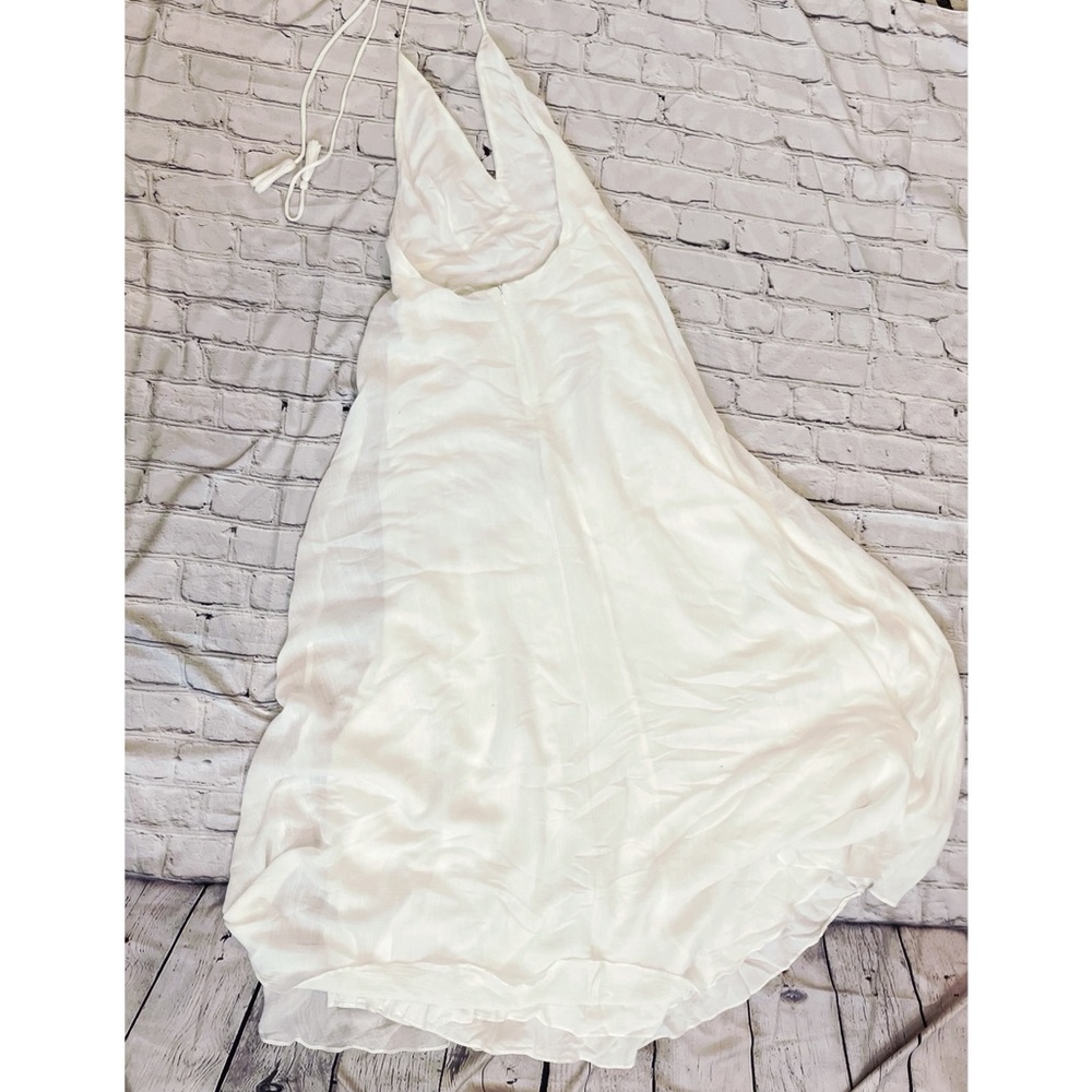 White low back maxi